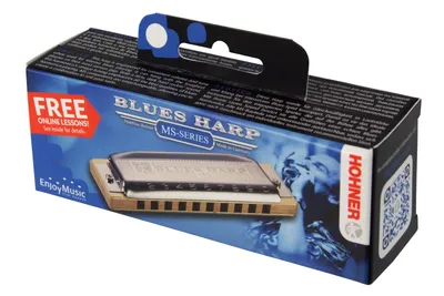 Produktbild von Hohner Blues Harp MS Richter-D Diatonisch Mundharmonika