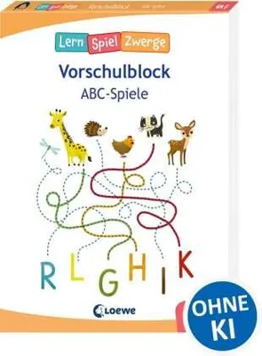 Produktbild von LernSpielZwerge Vorschulblock - ABC-Spiele