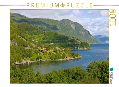 Produktbild von CALVENDO Puzzle Hardangerfjord bei Norheimsund | 1000 Teile Lege-Größe 64x48cm Foto-Puzzle für glückliche Stunden