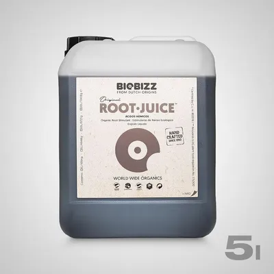 Produktbild von BioBizz Root-Juice 5L Wurzelstimulator für kräftiges Wurzelwachstum | Mit Meeresalgen & Huminsäure für gesunde Pflanzen