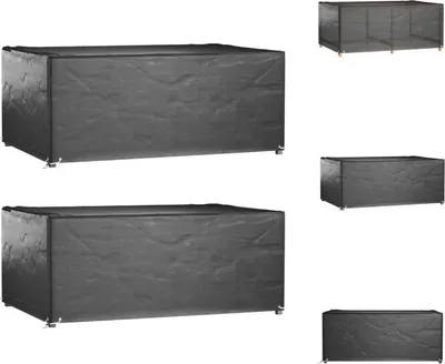 Produktbild von vidaXL Gartenmöbel-Abdeckungen 2 Stk. 8 Ösen 180x122x75 cm Rechteckig -  Gartenmöbel-Schutzhüllen