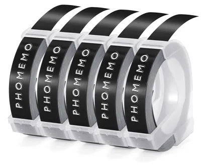 Produktbild von Phomemo Etikettenband Prägeband Kompatibel mit Dymo Omega Etikettenbands