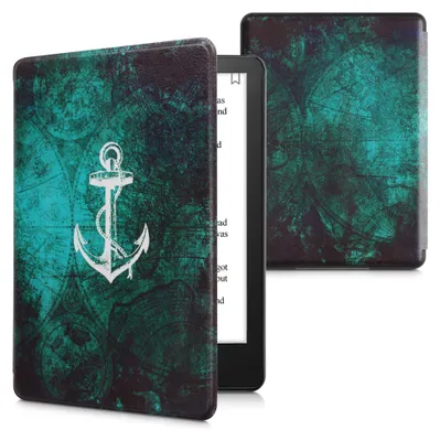Produktbild von kwmobile Klapphülle kompatibel mit Amazon Kindle Paperwhite 11. Generation 2021 Hülle - Flipcase für Kindle Paperwhite Hülle mit Magnetverschluss -