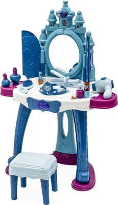 Produktbild von Kinderfrisiertisch Eiswelt mit Licht, Musik und Stuhl BABY MIX