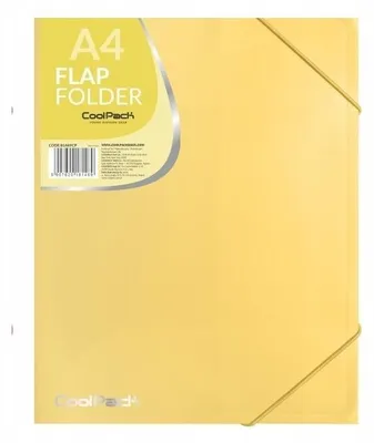 Produktbild von CoolPack Pastel Gummizugmappe A4 Gelb