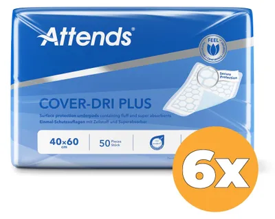 Produktbild von 6x Attends Cover Dri+ 40 x 60 (50 Stück)