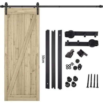 Immagine prodotto di Sistema scorrevole per porte in legno (150 cm) con binario e supporti