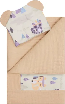 Obrázek produktu pro Sada oplatků do dětské postýlky 100x75 cm Little Indians / Bocioland
