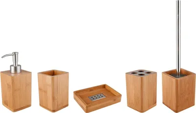 Produktbild von LATIA Bad Accessoires Set aus Holz