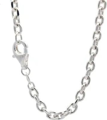Produktbild von Ankerkette diamantiert Länge 80cm - Breite 3,0mm - 925 Silber