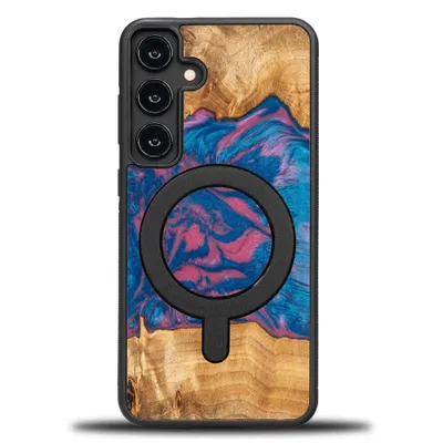 Produktbild von Bewood Einzigartige Hülle für Samsung Galaxy S25 Plus - Neons - Vegas mit MagSafe