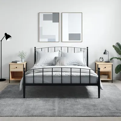 Obrázek produktu pro vidaXL Noční stolky 2 ks Sonoma dub 40x42x50 cm výrobek z odvozeného dřeva