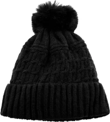 Produktbild von Wintermütze mit Bommel – Stylisch und Warm für die kalte Jahreszeit mit Innenfutter Schwarz