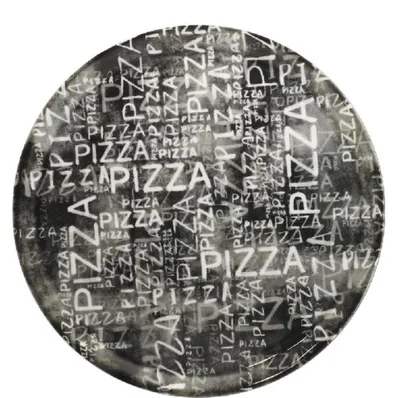 Produktbild von Napoli Black & White Pizzateller 33cm - 6 Stück