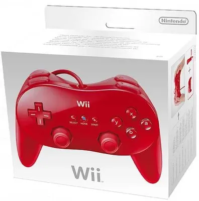 Produktbild von Wii Classic Controller Pro (rot)