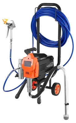 Immagine prodotto di Spruzzatore di vernice, alta pressione 3000 PSI, spazzola di pulizia elettrica inclusa, ruota da 1500 W