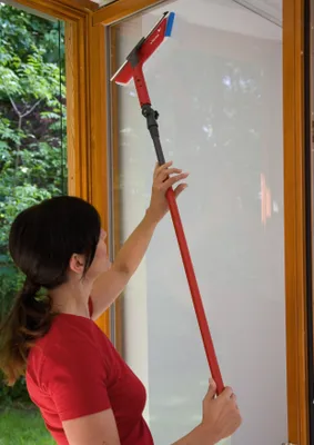 Produktbild von Vileda Window Cleaner Profi Fensterwischer   mit Teleskopstiel