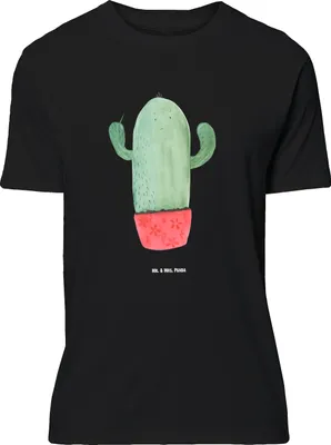 Produktbild von Mr. & Mrs. Panda Größe M T-Shirt Kaktus Wut - Schwarz - Geschenk, mit Spruch, Kollege, Shirt, Büro, wütend, Tshirt, Kakteen, Kollegin, Herren