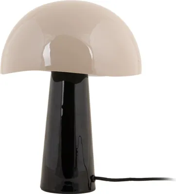 Produktbild von Leitmotiv - Tischleuchte Grato - Schwarz - Ø25cm Tischlampe - Nachttischlampe, Wohnzimmer, Schlafzimmer