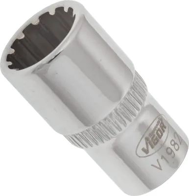 Produktbild von VIGOR Steckschlüsseleinsatz V1982 1/4" Multiprofil SW 9 mm