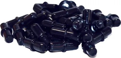 Produktbild von Steckbodenträger DUO, Bohr ø 5 mm, verzinkt schwarz 40 Stück