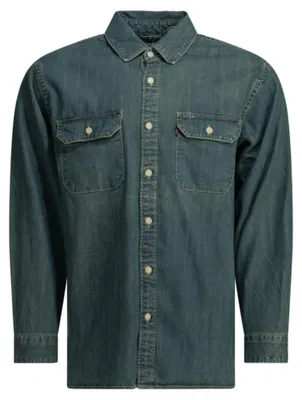 Produktbild von Levi's Herrenhemd, lässig, blau, aus Baumwolle - Größe S