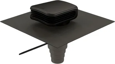 Produktbild von Ubbink - Schwarz Dachdurchführung - Ø100-160mm - 15-67°