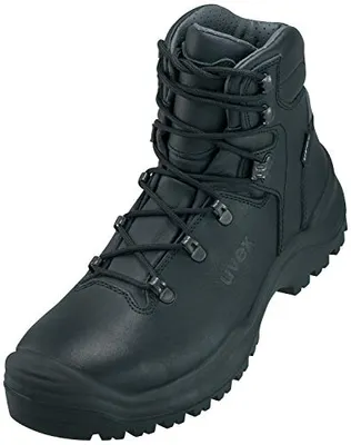 Produktbild von Uvex Quatro GTX Arbeitsschuhe - Sicherheitsstiefel S3 WR HI CI HRO SRC - Schwarz, Größe:38