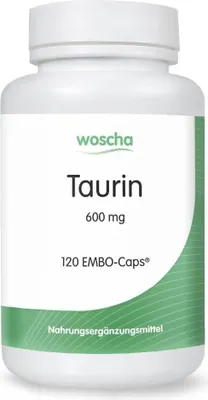 Produktbild von Woscha Taurin 600 mg - 120 K-Caps