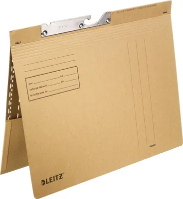 Zdjęcie produktu dla Segregator Leitz 21120000 A4 250g br 50 szt/opak.