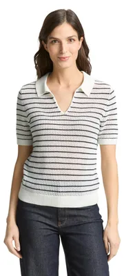 Produktbild von Tom Tailor 1050779_XXXL, Erwachsener, Weiblich, XXXL, Regular fit, Kurzärmel, 50% Baumwolle, 50%.Polyacrylic