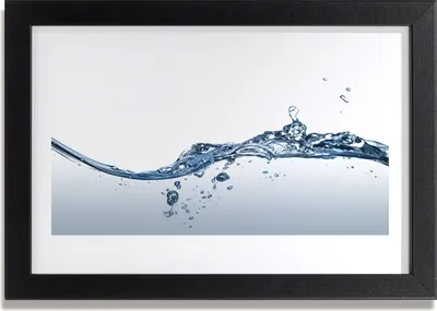 Produktbild von Bild 30x20 MDF-Rahmen Wandkunst Wasser-Kunst
