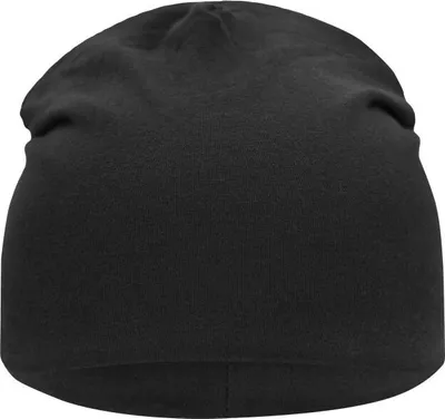 Produktbild von Jersey Beanie Aus hochwertigem Single-Jersey black, Gr. one size