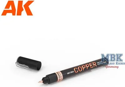 Produktbild von AK Interactive S.L. AK-1304 Metallic liquid marker - Copper