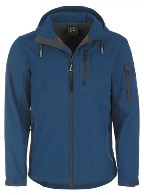 Produktbild von Dry Fashion Herren Softshelljacke Wangerooge - Jacke in Navy, Größe S
