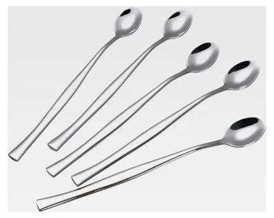 Produktbild von 12 Stück Lange Teelöffel aus Edelstahl