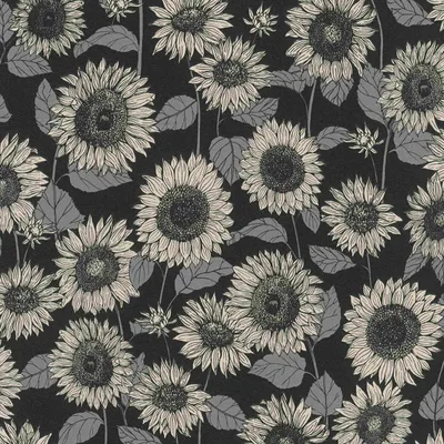 Produktbild von A.S. Création Blumentapete New Life florale Tapete Vliestapete schwarz anthrazit grau beige 10,05 m x 0,53 m