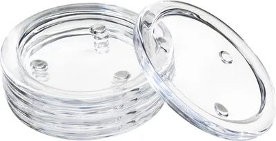 Produktbild von VBS Kerzen Glasuntersetzer Set 5 Stk 10 cm ideal für Kerzen und Gläser