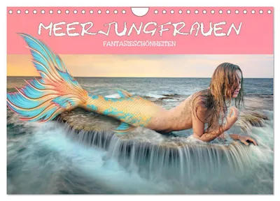 Produktbild von Meerjungfrauen - Fantasieschönheiten (Wandkalender 2027 DIN A4 quer), CALVENDO Monatskalender