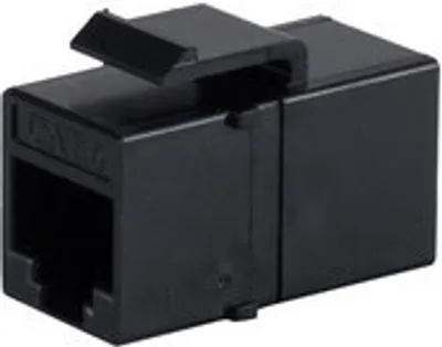 Produktbild von Keystone Verbinder RJ45, Cat.6, UTP, Schwarz