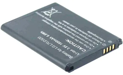 Produktbild von Akku für LG Electronics L41C Li-Ion 3,7 Volt 1450 mAh schwarz.