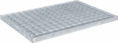 Obrázok produktu pre vidaXL Mriežka strieborná 50 x 35 x 2 cm Žiarovo pozinkovaná oceľ