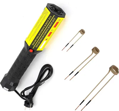 Image de kit de chauffage par induction magnétique 1200W - Chauffage par induction pour voiture, vis, écrous et engrenages, Chauffage rapide et utilisation efficace