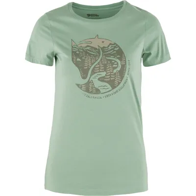 Produktbild von Fjällräven FJÄLLRÄVEN Arctic Fox Print T-Shirt W Grün Grün L