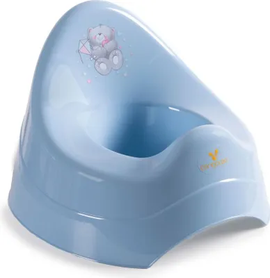 Produktbild von Cangaroo Töpfchen Bär 2077, rutschfeste Basis, einfach zu reinigen, ab 12 Monate blau