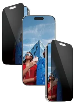 Produktbild von PanzerGlass ® 2-Way Privacy Displayschutz iPhone 17 Pro | Ultra-Wide Fit m. EasyAligner, Apple, Apple - iPhone 17 Pro, Trockene Anwendung, Kratzresistent, Schockresistent, Transparent, 1 Stück(e)