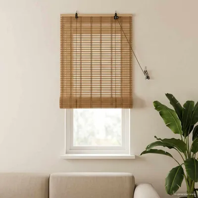 Zdjęcie produktu dla Maison Exclusive - Roleta bambusowa Rollo Natur, 40 x 160 cm