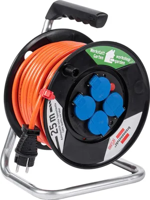 Obrázek produktu pro Brennensthul Akyga AK-CR-05 prodlužovací kabel odolný proti stříkající vodě 4 zásuvky 3x1,5 mm IP44 25 m