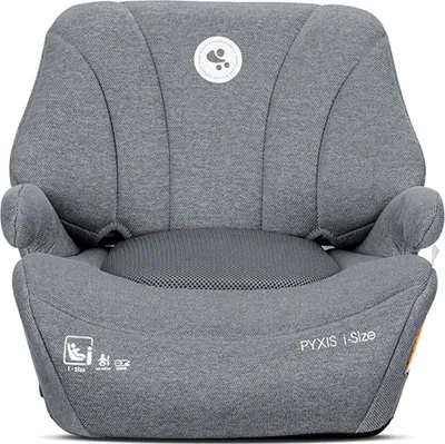 Produktbild von Lorelli Kindersitzerhöhung Pyxis Isofix 125-150 cm Rückenlehne abnehmbar EPS grau