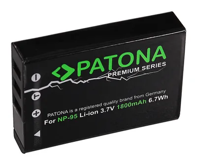 Produktbild von PATONA 1273, Fujifilm, 1800 mAh, 3,7 V, Lithium-Ion (Li-Ion)
